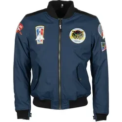 Helstons Lynx Motorrad Textiljacke, blau, Größe L für Männer