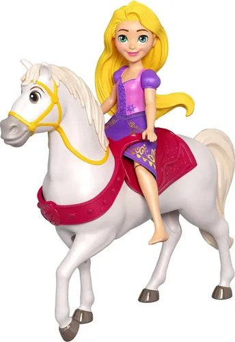 Disney Prinzessin Rapunzel & Pferd Kleine Puppe