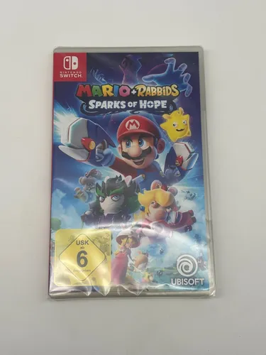 Nintendo Switch Mario + Rabbids Sparks of Hope - PC- & Videospiele, spannendes Familienspiel für Nintendo Switch mit Koop-Modus und strategischen Kämpfen – ideal für gemeinsame Spielabende!