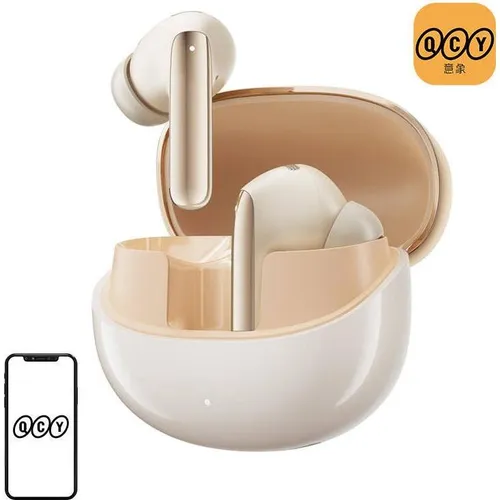 TWS QCY MeloBuds Pro HT08 Kopfhörer mit ANC (Gold) in gold von QCY