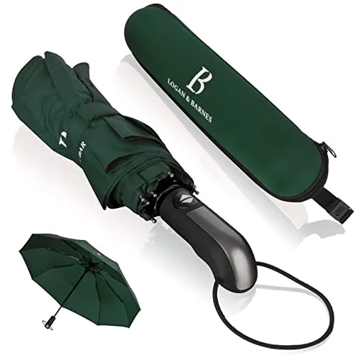 LOGAN & BARNES Sturmfest Regenschirm von LOGAN & BARNES
