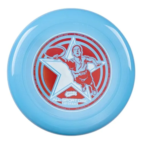 Wham-O Frisbee All Sport Disc 140g, 25.02cm, langlebig und Rutschfester Griff für Spiele im Freien, perfekt für Teamsport und Familienspaß -1 Pack