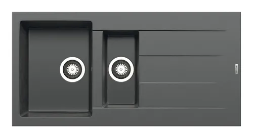 Pyramis Athlos Einbauspüle mit Restebecken von Pyramis