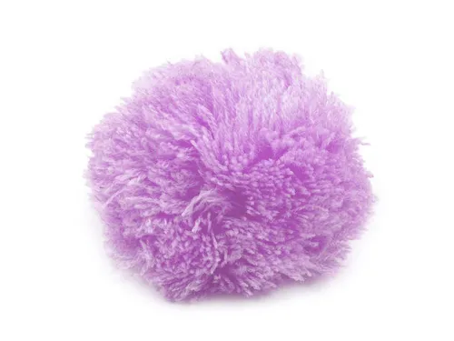 maDDma Pompon 2 Bommeln / Wollbommeln / Pompons, flieder