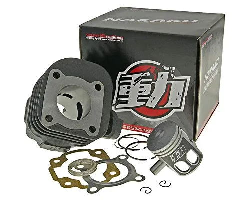 Zylinderkit Naraku 50ccm 10mm für Aprilia, Gulliver, Rally, Sonic, SR, Benelli, 491, K2, Naked, Beta, Ark , Chrono, CPI, Bingo, Hussar 10mm, Popcorn KTM, Go, Quadra, Tempo, Malaguti F12 Phantom, F15 Firefox, MBK, Equalis, Evolis, Fizz, Flipper, Ovetto, PGO, Big Max, G-Max, T-Rex, Revonec, GTX, Rex, Rexy, Silverstreet, Escape, Yamaha Axis, Jog R, Neos, Why 50