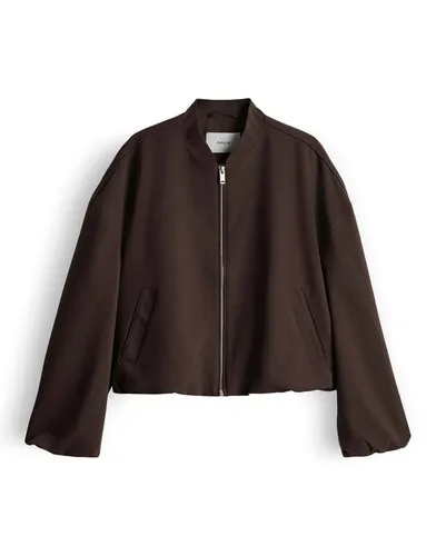 OPUS Bomberjacke 42 - Stilvoll und Bequem - Modische Bomberjacke in Größe 42, ideal für jeden Anlass. Aus hochwertigem Material (63% Polyester, 33% Viskose, 4% Elasthan) für optimalen Tragekomfort.
