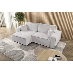 Kaiser Möbel Ecksofa Beige, L-Form 248x140 cm
