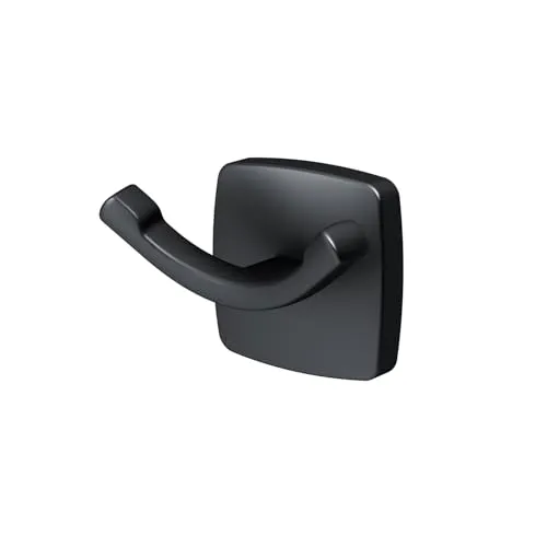 AM.PM Doppelhaken Handtuchhalter, Edelstahl Schwarz Matt, Wandmontage