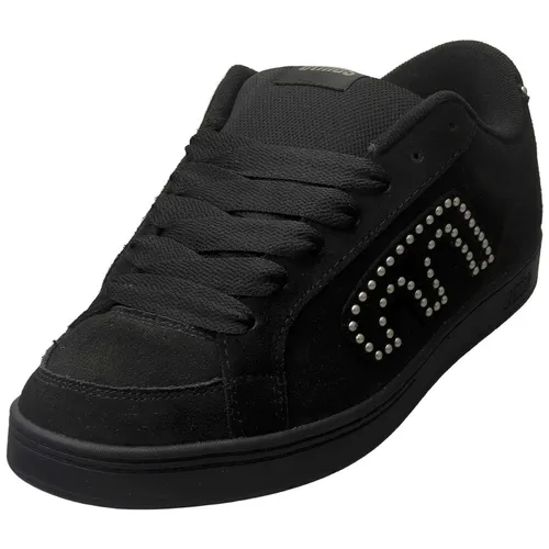 etnies Kingpin Skateschuh schwarz Größe 41 - Robuster Skateschuh in Größe 41, ideal für Sport und Freizeit. Das Mischgewebe sorgt für optimalen Komfort und Langlebigkeit.