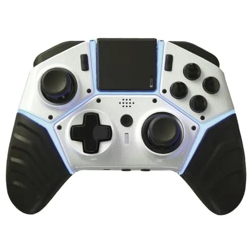 Gioteck SC3 Wireless Gamepad für PC und PlayStation 4 - Controller mit kabelloser Freiheit und ergonomischem Design, ideal für stundenlanges Gaming auf PC und PS4. Genießen Sie analoge und digitale Steuerung in einem stilvollen, mehrfarbigen Design.