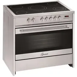 Gurari Elektro-Standherd GCH E 912 X – Edelstahl - Hochwertiger Elektro-Standherd mit 121 Litern Garraum und 8 Betriebsfunktionen. Ideal für vielseitige Koch- und Backmöglichkeiten in Ihrer Küche. Einfach zu reinigen dank Easy-Clean-Emaille.