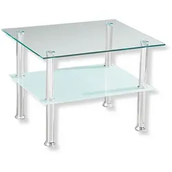 Eleganter Couchtisch aus Sicherheitsglas