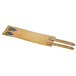 Handgelenkriemen 18 Leder 2 Schnallen Gefüttert 