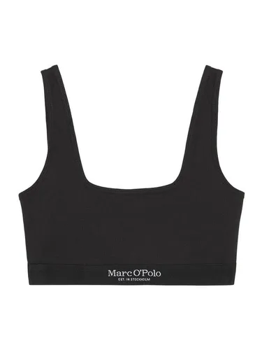 Marc O'Polo Bralette Iconic Rib Bustier BH schwarz M - Funktionsunterwäsche, aus 95% Baumwolle für höchsten Tragekomfort, ideal für den Alltag und perfekt sitzend.