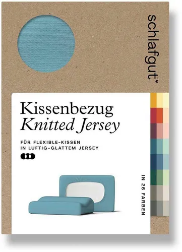 Schlafgut Kissenbezug Pure flexibler Kissenbezug für Nackenstützkissen, (1 Stück), Bio-Baumwolle mit Elasthan, mit Gummizug, bügelfrei