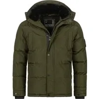 Produktbild Alessandro Salvarini Herren Winterjacke AS-326 mit Teddyfell & abnehmbarer Kapuze
