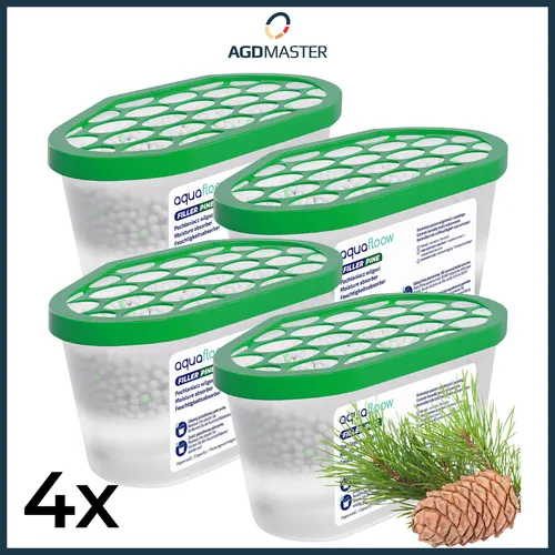 Feuchtigkeitskiller Nachfüllpack 4x 400ml Set Kiefernduft Schimmel AquaFloow