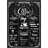 Komar Deko-Sticker Coffeeshop 50 cm x 70 cm
