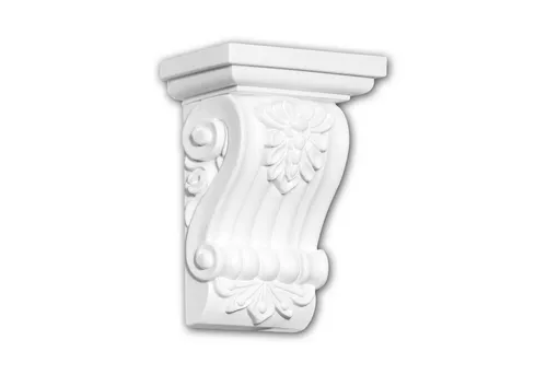 PROFHOME 119012 Wandboard im ionischen Stil - Stuckleisten aus hochwertigem Polyurethan, leicht und robust, ideal für Innen- und Außenbereiche. Verleiht jedem Raum einen eleganten Touch.