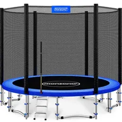 DeubaXXL DE Trampolin Ø427cm mit Sicherheitsnetz