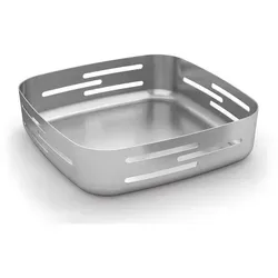 Zack Brotkorb Panore, Edelstahl, quadratisch - Brotkästen aus hochwertigem Edelstahl, elegant und langlebig, ideal für stilvolle Küchenorganisation.
