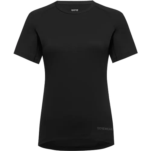 GOREWEAR EVERYDAY Funktionsshirt Damen - Schwarz, Größe 38 - Sportliches Funktionsshirt für Damen, leicht tailliert und aus 100% Polyester für optimalen Tragekomfort und Atmungsaktivität.