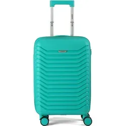 Benzi 5820 Kabinentrolley 55 cm - Türkis - Eleganter 4-Rollen Kabinentrolley aus robustem Polypropylen, ideal für komfortables Reisen. Mit arretierbarem Griff, praktischen Innenfächern und TSA-Schloss für sorgenfreies Gepäckhandling.