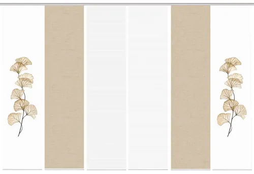 Vision S Schiebegardine 080770 BERTO in gelb von Vision S