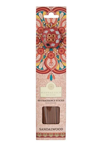 Marrakesch Orient & Mediterran Interior Räucherstäbchen Räucherstäbchen Sandelholz (1-St), Handarbeit
