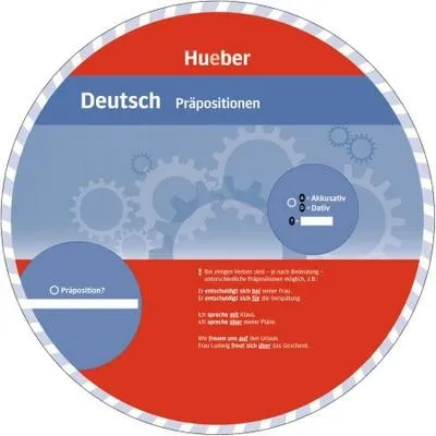 Deutsch – Präpositionen: Wheel – Deutsch – Präpositionen in rot von Hueber, Verlag Gmbh & Co. KG