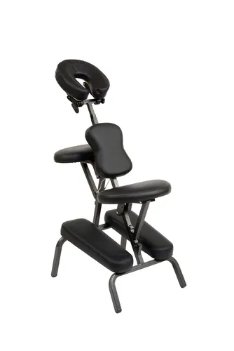 Bc-elec BC001-BLACK: Faltbarer Massagestuhl in Schwarz - Massagestühle – tragbar und faltbar, ideal für mobile Anwendungen und bietet höchsten Komfort für Massagen oder Tattoos.
