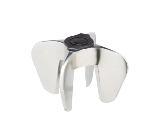 BarCraft Champagner- und Proseccoöffner, Flaschenöffner aus Edelstahl, silberner Korkenzieher, 7 x 7 x 4cm, 1 Stück, Silber