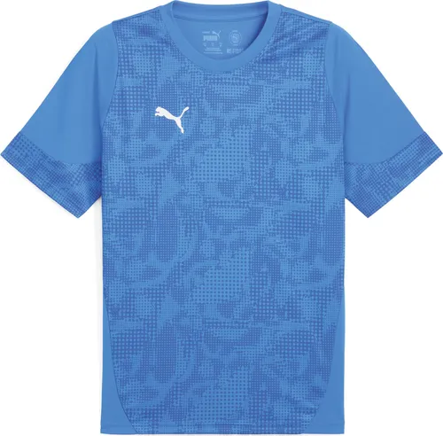 Puma teamCUP Trainingstrikot Herren - Blau Silber, Gr XL - Trikots für Herren aus 100% recyceltem Polyester, ausgestattet mit der innovativen dryCELL-Technologie für optimalen Feuchtigkeitstransport und höchsten Tragekomfort beim Sport.