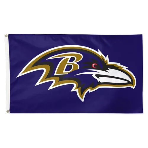 NFL Baltimore Ravens horizontal Team Banner Fahne Flagge 150x90cm 194166498341
