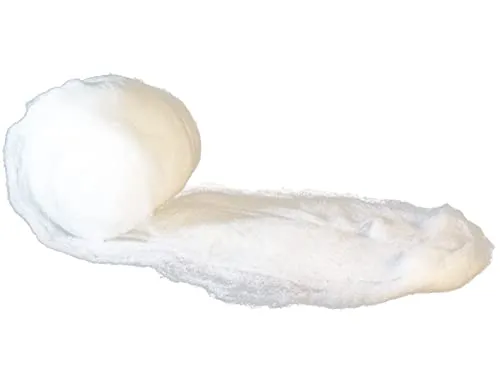 Riffelmacher Deko Schneewatte 100g 68261 | Weiß - Zubehör Weihnachtskrippe Kurrende Engelskapelle Modelleisenbahn Winterdeko