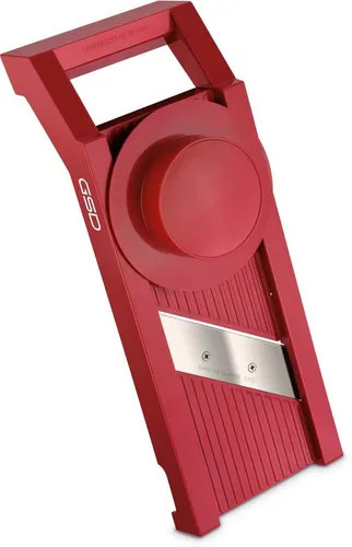 GSD Universal-Gemüsehobel 3-in-1, Farbe Rot 30011 - Reiben & Küchenreiben – Vielseitiger Gemüsehobel mit 3 Einsätzen für perfekte Schneidetechniken, ideal für kreative Küchenliebhaber und gesunde Mahlzeiten.