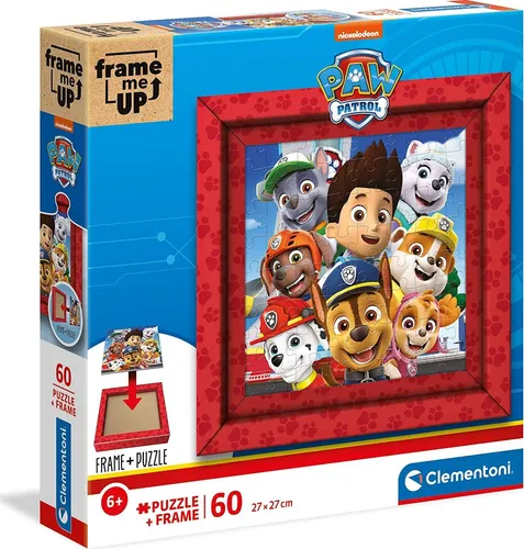Clementoni Puzzle 60 Rahmen Paw Patrol 38808