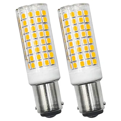 BROLSKUN B15D LED Lampen Kein Flackern 6W ersetzt 60W Halogenlampen warmweiß 3000K 560 lumens 360°Abstrahlwinkel AC 220-240V(2er-Pack)[MEHRWEG]