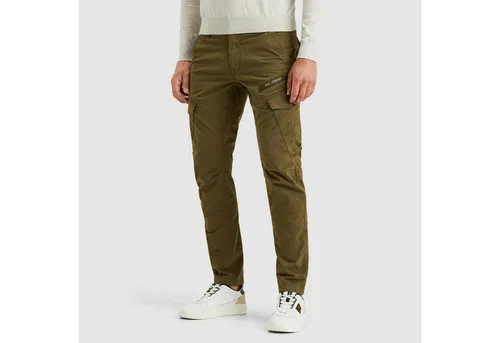 PME LEGEND Cargohose Nordrop Stretch Twill mit Logo Stickerei - Herren-Stoffhose in olive night, aus hochwertigem Stretch-Twill für optimalen Tragekomfort und lässigen Look, ideal für Freizeit und Alltag.