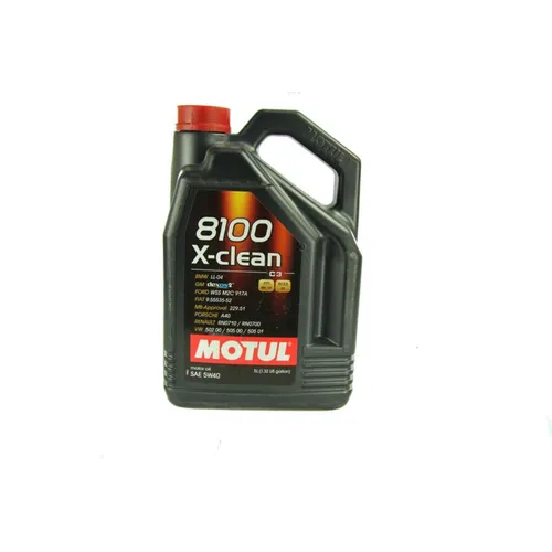 Motoröl MOTUL 8100 X-Clean 5W40 C3 5L - Hochleistungs-Mineralöl für Motoren, ideal für moderne Fahrzeuge. Bietet exzellenten Schutz und verlängert die Lebensdauer Ihres Motors.