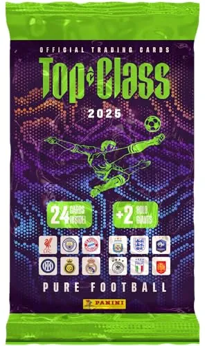 PANINI FIFA Top Class 2025 Trading Cards Fat Pack 24 Karten + 2 Holo Giants