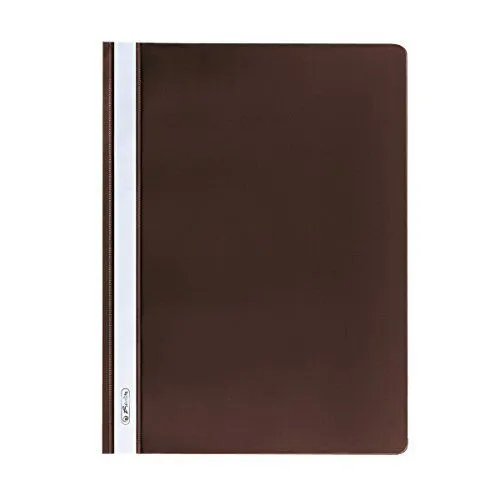 herlitz Schnellhefter DIN A4 aus PP Folie braun