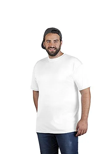 UV-Performance T-Shirt Plus Size Herren, Weiß, XXXL