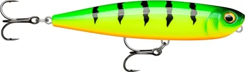 Rapala - Präzision Köder Präzision Xtreme Bleistift Kunststoffkonstruktion - Köderböden Wasser - Oberflächenschwimmtiefe - Größe 10,7 cm / 21g - Hergestellt in Estland - Feuer Tiger hergestellt