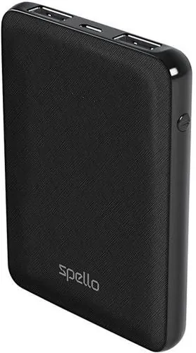 Spello Taschen-Powerbank 5000 mAh schwarz von SPELLO