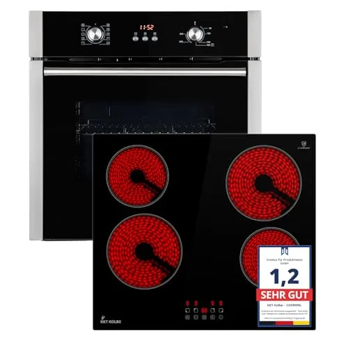 KKT KOLBE Autarkes Herdset 60cm: BO8805SS Backofen + CH5900RL Kochfeld