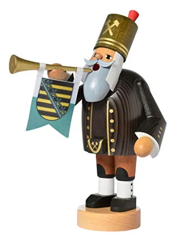 KWO Olbernhau Deko, Bunt, 20 cm - Nussknacker aus Holz, ein original erzgebirgischer Volkskunstartikel mit bester Handwerkskunst und langer Tradition.