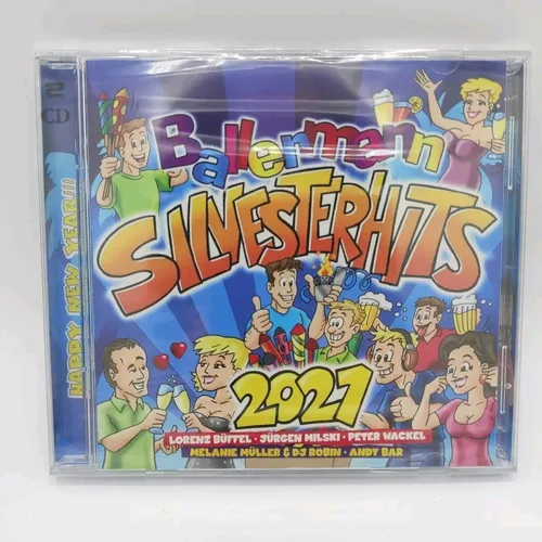 Ballermann Silvesterhits 2021 Partylieder | 2 CD's | NEU SEALED 40 Lieder