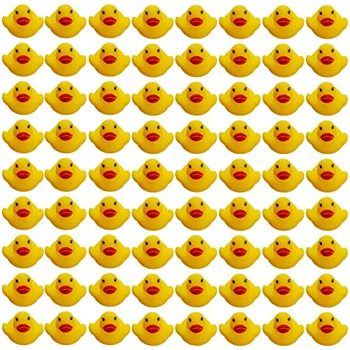 THE TWIDDLERS 75 Badeenten, Quietscheente, Rubber Ducks Badewannenspielzeug für Baby - Kindergeburtstag Gastgeschenke & Mitgebsel
