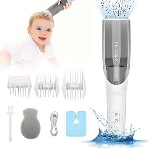CARER SPARK Baby Haarschneider mit Vakuumfunktion